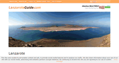 Desktop Screenshot of lanzaroteguide.com